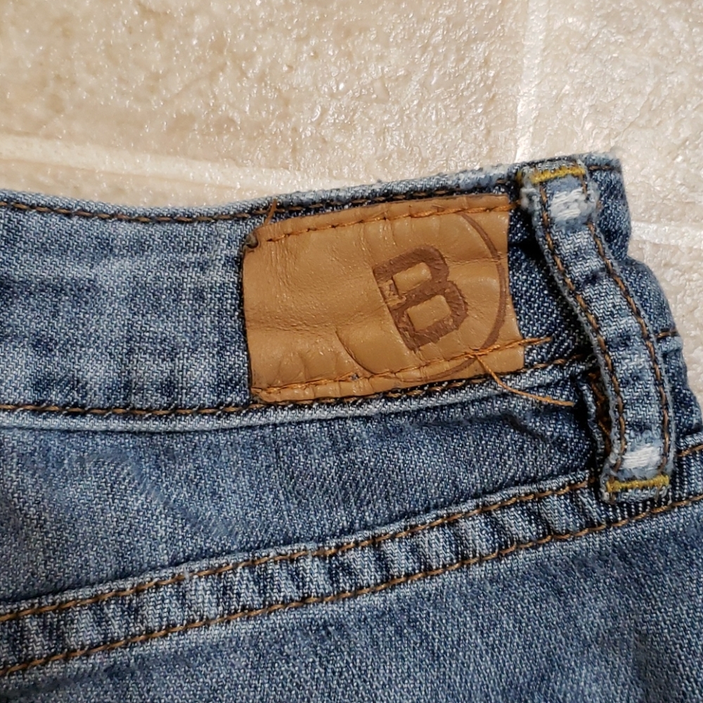 PAC Sun Bullhead Cut-Off Jean Shorts Juniors Size 5 Blue Denim - Picture 6 of 9